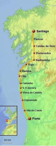 Etappenplanung und Vorbereitung: Jakobsweg / Caminho Portugues / Camino ...