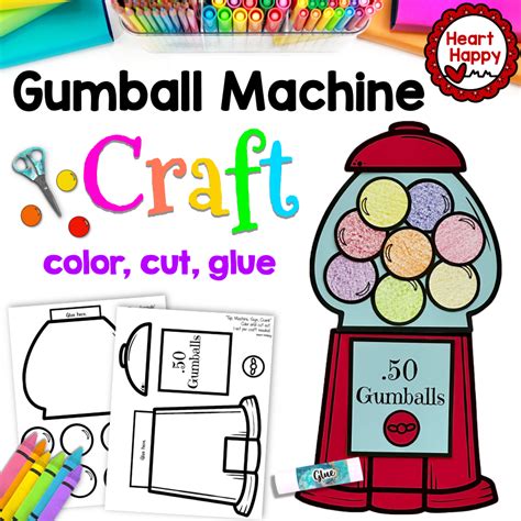 Gumball Machine Craft | Letter G | Candy Craft | Made By Teachers