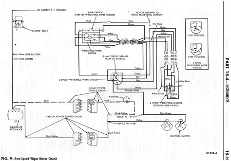 Ford cortina wiper motor wiring diagram