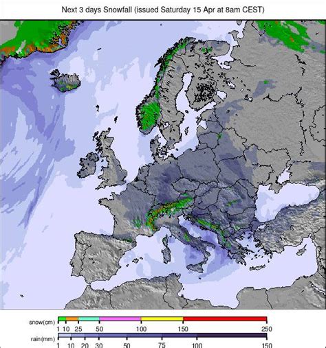 Precipitation maps Europe #rainfall (Precipitații în Europa) - WeatherNews - StiriMeteo