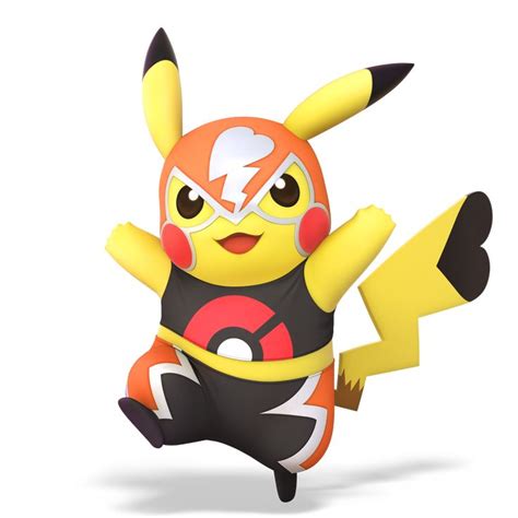 Pikachu Libre Render. | Super Smash Brothers Ultimate | Super smash bros, Smash bros, Super ...