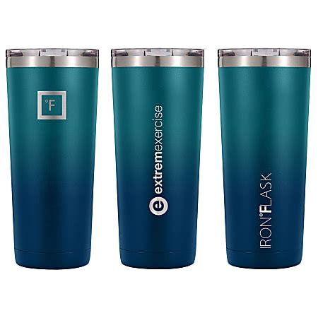 Custom Iron Flask Classic Tumbler Gradient Colors 24 Oz - Office Depot