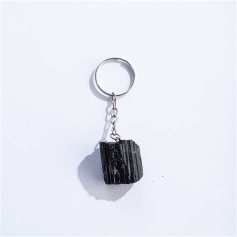 Black Tourmaline (Keychain) - Kids Love Rocks