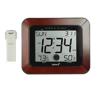 88901 Skyscan Atomic Clock with Wireless Outdoor Temperature Sensor by ...