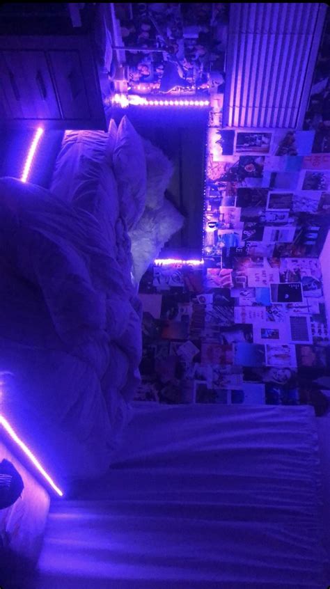 Baddie Aesthetic Rooms With Led Lights Blue - Total length from ring is ...