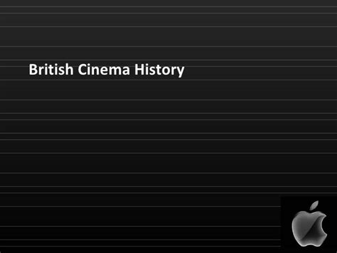 British Cinema History