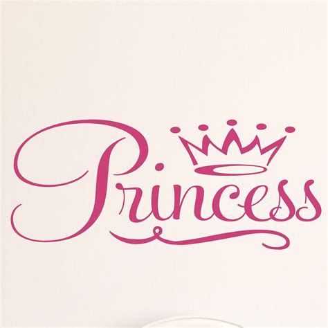 Enchantingly Elegant Princess Crown Wall Decal | Wayfair