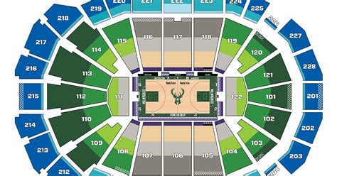 Luxury Fiserv forum Seating Chart