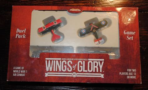 Contemporary Manufacture Games Wings of Glory WW1 Duel Pack Fokker DR.I Vs Camel Board ...