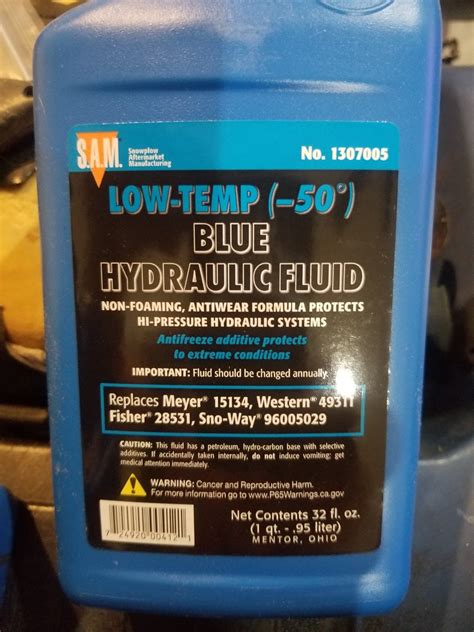 More affordable hydraulic plow fluid | Snow Plowing Forum