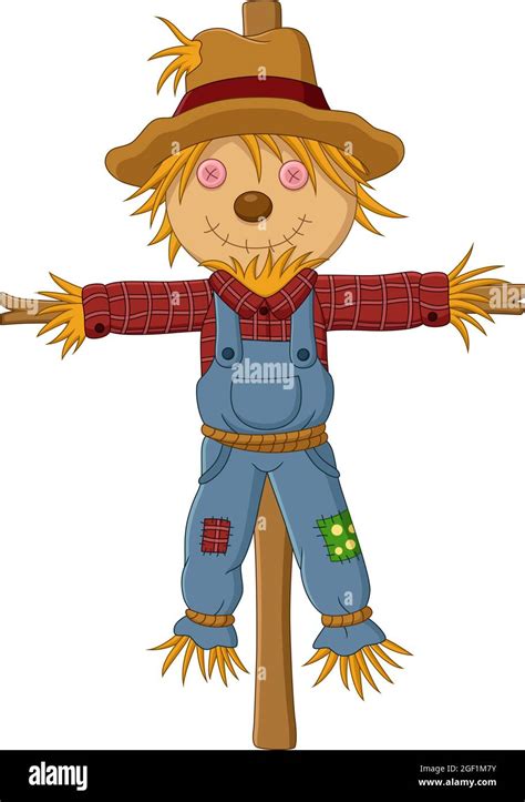 Cartoon scarecrow hi-res stock photography and images - Alamy