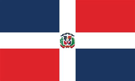 vector illustration of Dominican Republic flag 2450303 Vector Art at Vecteezy