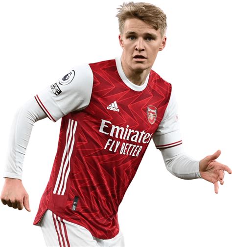 Martin Ødegaard Arsenal football render - FootyRenders