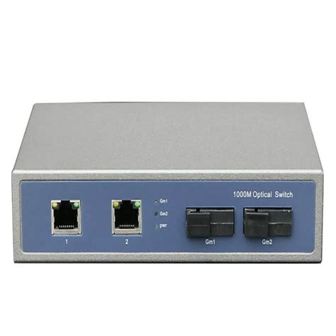 2 port 10/100/1000mbps ethernet switch gigabit 2 fiber optic sc uplink 1310nm A 1550nm B 25km ...