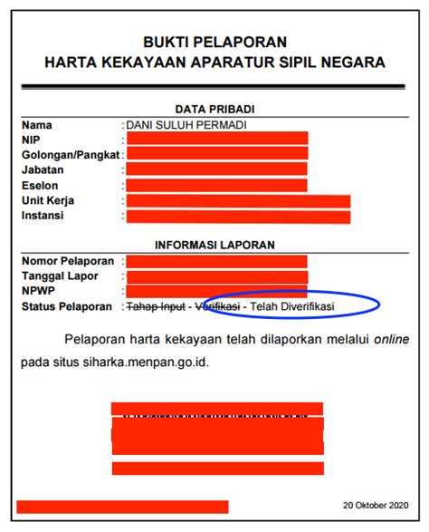 Cara Membuat Laporan Harta Kekayaan Aparatur Sipil Negara (LHKASN) – Dani Suluh Permadi