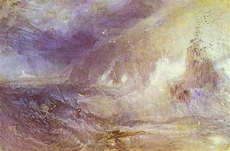 Longship Lighthouse, Lands End, c.1834 - c.1835 - J.M.W. Turner - WikiArt.org