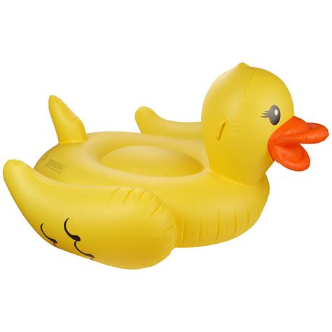 Inflatable Duck Float #WaterPoolGamesCollection | Pool float, Duck ...