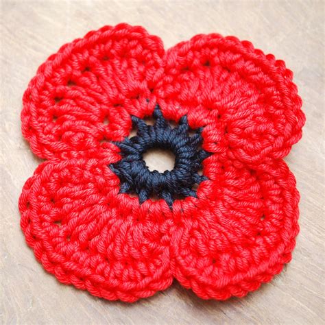 Remembrance Poppy Crochet Project | EMMA LEITH