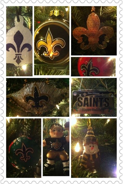 New Orleans Saints ornaments... | New orleans saints, Christmas bulbs ...