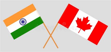 India and Canada. the Indian and Canadian Flags. Official Colors ...