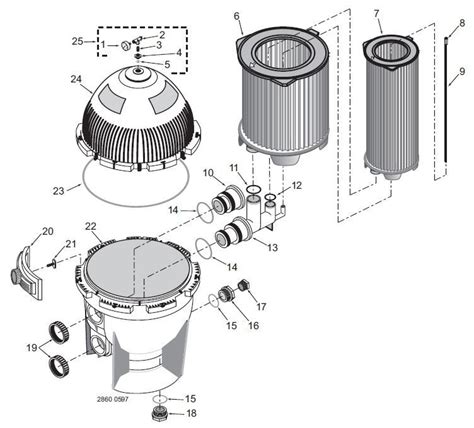 Pentair Sta-Rite System:3 Modular Media Cartridge Filter | 300 sq. ft. | S7M120 Parts | Active ...