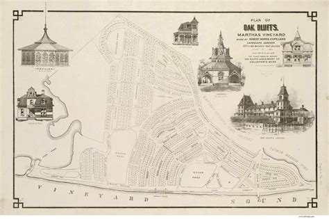 Oak Bluffs 1871 Subdivision Old Map Massachusetts 1871 - Etsy | Oak bluffs, Old map, Marthas ...