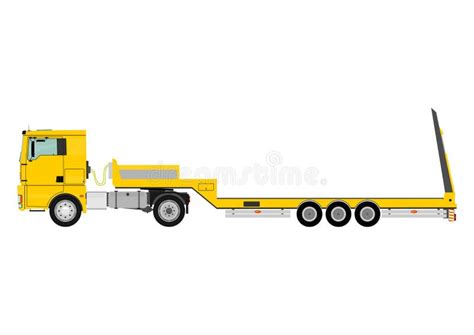 Truck With Trailer Stock Vector - Image: 40954339