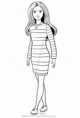 Barbie Fashionista 03 coloring Page sketch template