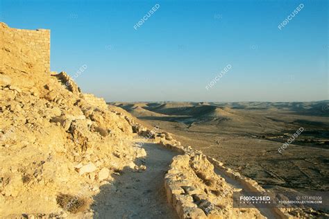 Negev desert in israel — evening, shadow - Stock Photo | #171410106