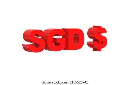 Singapore Dollar Currency Symbol Singapore Red Stock Illustration ...