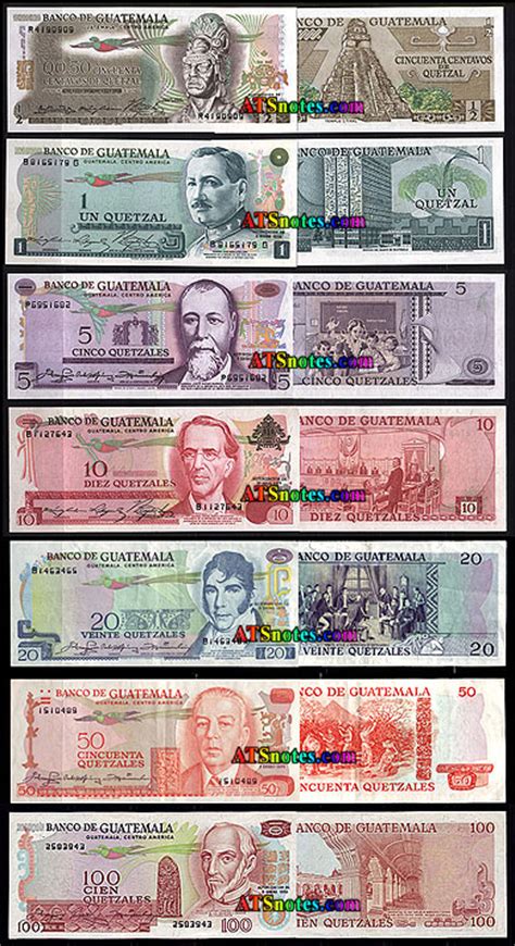 Guatemala banknotes - Guatemala paper money catalog and Guatemalan ...