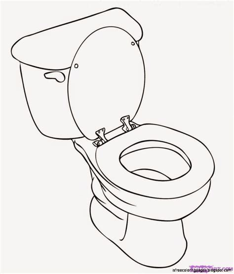 The best free Toilet coloring page images. Download from 27 free ...