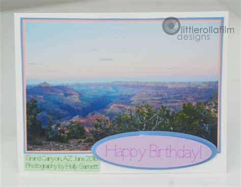 Happy Birthday Card Grand Canyon Photograhy Greeting Card | Etsy