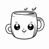 Coffee Coloring Pages sketch template