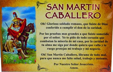 Oración a: San Martín Caballero (Patrono de los soldados) - ANTE TODO TIPO DE MISERIA : TAROT DE ...