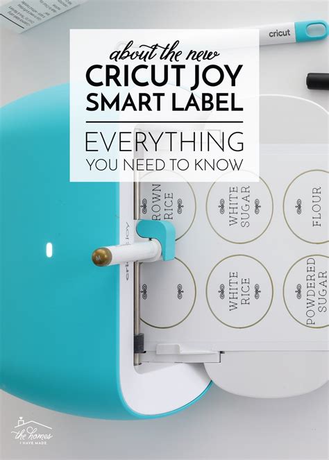 Everything You Need to Know About Cricut Joy Smart Label | The Homes I Have Made