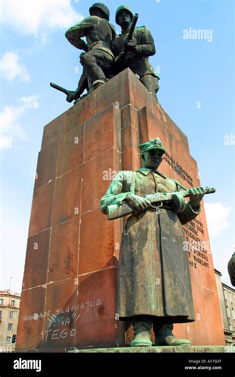 World War Two Memorial, Warsaw, Poland Stock Photo - Alamy
