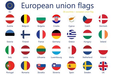 European countries flags 50% OFF | Pre-Designed Photoshop Graphics ~ Creative Market