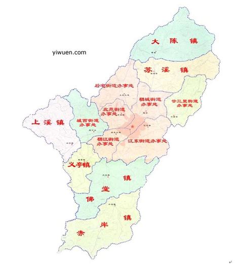 No.1 Yiwu Agent in Yiwu China, Low to 1% Commission | Yiwu map