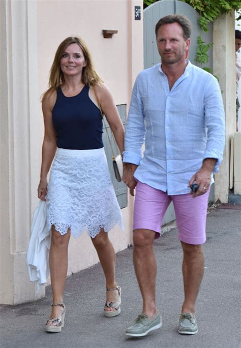 Geri Halliwell and Christian Horner looked VERY loved-up in St Tropez ...