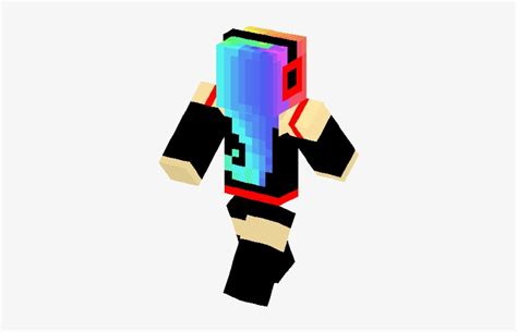 Emo Rainbow Girl Skin Minecraft Skins - Rainbow Girl Skin Minecraft Transparent PNG - 317x456 ...