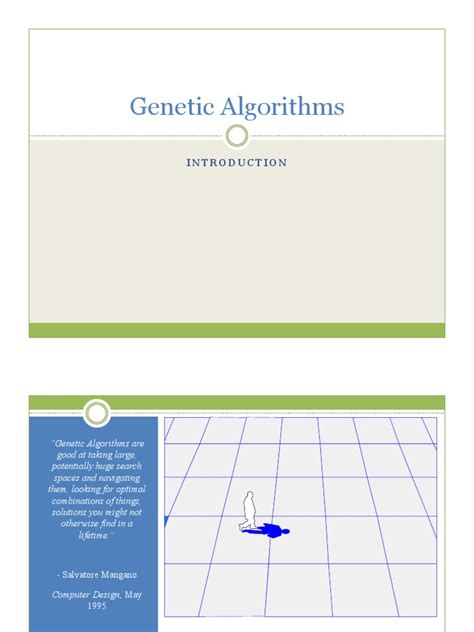 Genetic Algorithms Introduction | Genetic Algorithm | Areas Of Computer Science