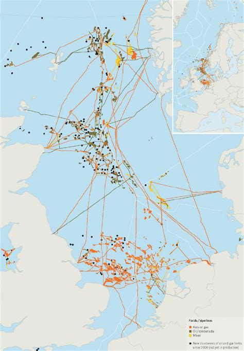 Map of offshore oil and gas pipelines in the United States section of... | Download Scientific ...