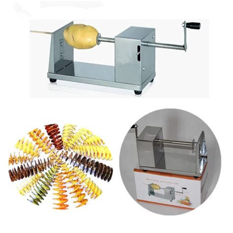 Manual Tornado Potato Twist Cutter Spiral Potato Slicer Potato Machine ZF-in Food Processors ...