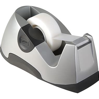 Staples Executive Desktop Tape Dispenser, Silver, Each (13566) | Staples