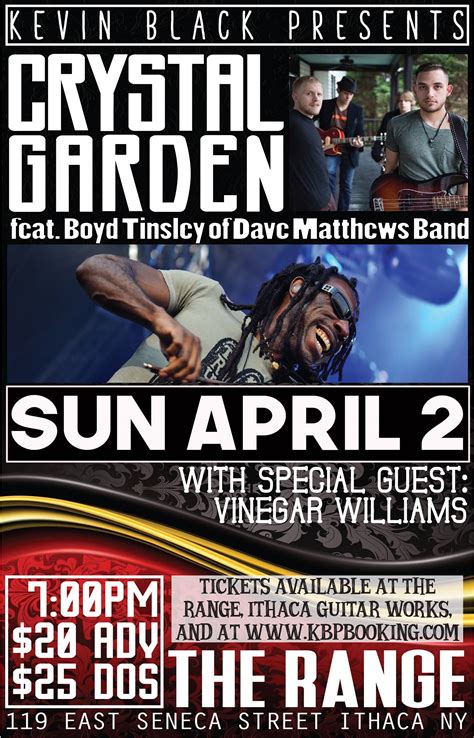 Crystal Gardens, feat. Boyd Tinsley of Dave Matthews Band and Vinegar ...