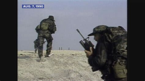 Aug. 7, 1990: Operation Desert Shield begins Video - ABC News