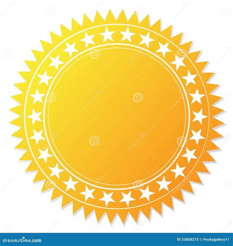 Blank Guarantee Certificate Stock Vector - Illustration of empty ...