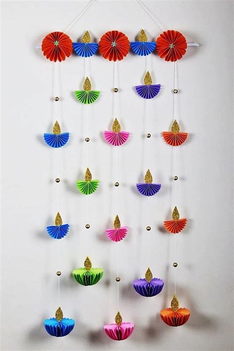 #diwalicraftsforkids - homehobbies Diya Decoration Ideas, Ganpati ...