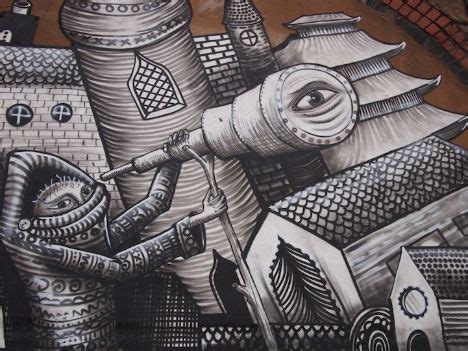 Stunning Black and White Street Art Illustrations by Phlegm | Urbanist